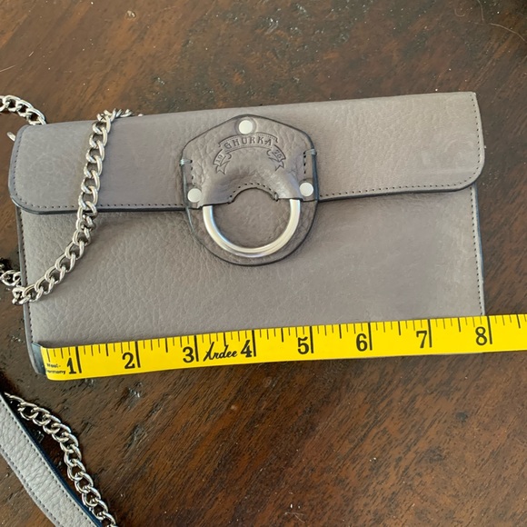 NWOT Rare GHURKA Calfskin Leather Crossbody Bag Clutch Wallet Detachable Strap - Picture 10 of 11